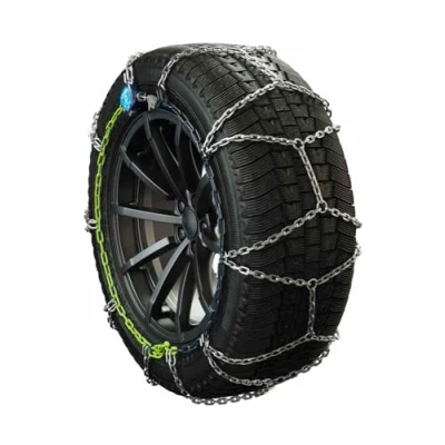 Abbildung von Veriga SG9 130 STOP&amp;GO CAR 9mm Schneeketten Satz (1 Paar= 2 Stück) automatische Spannung für PKW