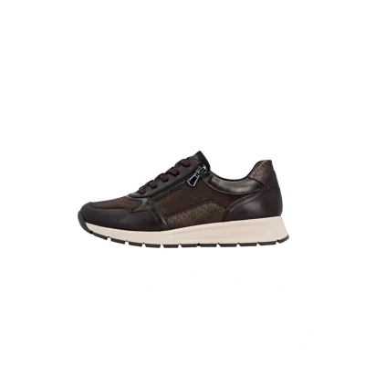 Abbildung von Remonte Damen Low Top Sneaker D0700, Frauen Halbschuhe,lose Einlage,wasserabweisend,remonteTEX,Freizeit,sportlich,straßenschuhe,braun Kombi (25),38 EU