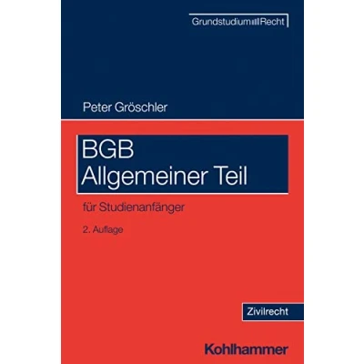 Abbildung von BGB Allgemeiner Teil: für Studienanfänger (Grundstudium Recht)