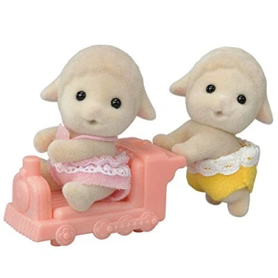Abbildung von Sylvanian Families 5621 Schaf Zwillinge Figuren für Puppenhaus