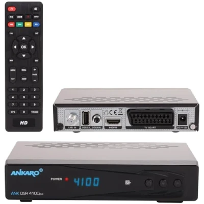 Abbildung von ANKARO DSR 4100 Plus HD HDTV digitaler Satelliten Receiver (HDTV, Satellitenreceiver