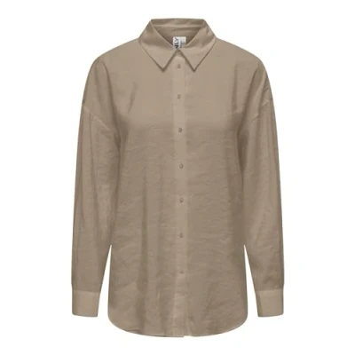 Abbildung von ONLY Damen Onliris L/S Modal Shirt Noos Wvn, Silver Mink, S