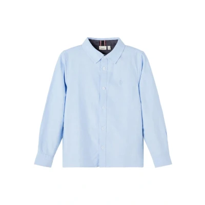 Abbildung von NAME IT Jungen Nkmnewsa Ls Shirt Noos Hemd, Campanula, 110