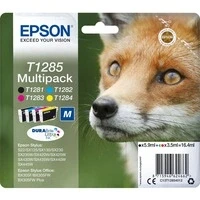 Abbildung von Multi pack! Epson T1285 BK C M Y tintenpatrone C13T12854010 original