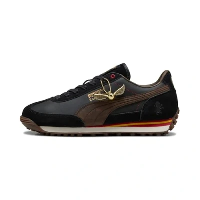 Abbildung von Puma EASY Rider Harry Potter Unisex Sneaker low, Größe: 43, Black/chocolate Leder/synthetik