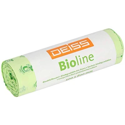 Abbildung von Bio Müllbeutel DEISS Bioline 30 L, kompostierbar, 500 Stück