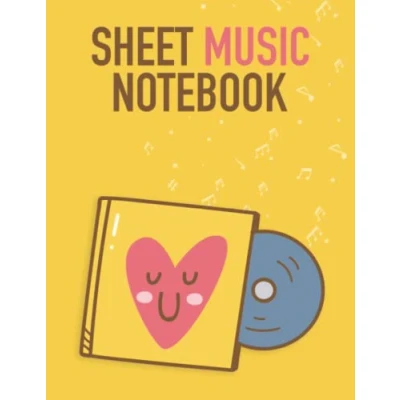Abbildung von Blank Sheet Music Notebook: 120 Pages Of Wide Staff (6 Staves, 8.5&quot; x 11&quot;)