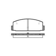Abbildung von REMSA 0179.20 Bremsbelagsatz Hinterachse mit Zubehör, Feder MAZDA: 6 Limousine, Sport Kombi, Station Wagon