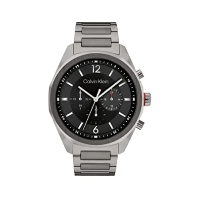 Abbildung von Calvin Klein Chronograph, Herren, Größe: One Size, Grey/black