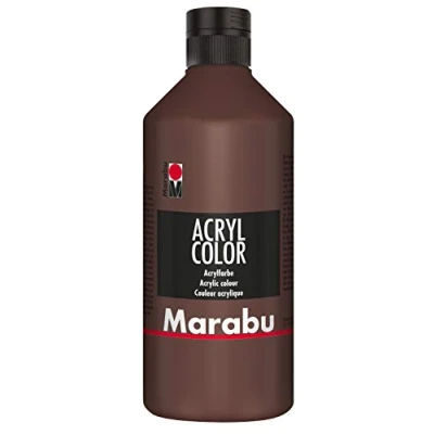 Abbildung von Marabu Acrylfarbe Acryl Color, 500 ml, mittelbraun 040