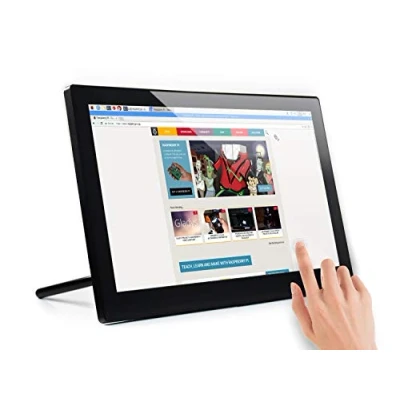 Abbildung von IBest 13.3inch HDMI LCD (H) (with case) 1920x1080 Capacitive Touch Screen HD Monitor IPS Display with Toughened Glass Cover Support Raspberry Pi/BB Black PC Systems Windows 10/8.1/8/7