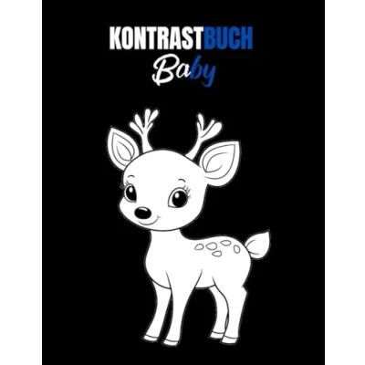 Abbildung von Schwarz weiß Buch für Babys: Kontrastbuch Kleinkinder zwischen 0 und 2 Jahre