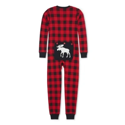 Abbildung von Hatley Unisex Union Suit Pyjamaset, Buffalo Plaid, XL