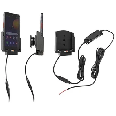 Abbildung von Brodit Gerätehalter 727243 MADE IN SWEDEN mit Ladefunktion für Smartphones Samsung Galaxy Xcover 5
