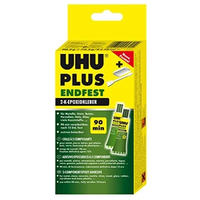 Abbildung von 20 x Uhu 2 Komponenten Epoxidharzkleber plus endfest Tube 25g
