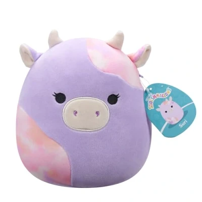 Abbildung von Squishmallows SQCR06936 Suri die Kuh 20 cm, offizielles Jazwares Plüsch, superweiches Kuscheltier