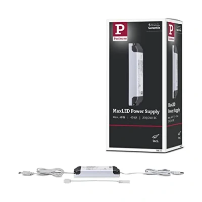 Abbildung von Paulmann LED Streifen MaxLED Power Supply 230/24V 40VA DC Weiß/Kunststoff, Zubehör