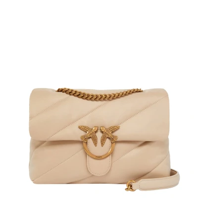 Abbildung von Pinko Love Puff Classic Cl beige Tasche damen umhängetasche