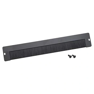 Abbildung von HMF Serverschrank 66429 Kabeldurchführung mit Bürsteneinsatz, für 19 Zoll Netzwerkschrank, Außen, 340 x 10 55 mm
