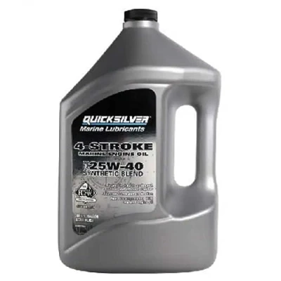 Abbildung von Quicksilver 25 W 40 Synthetisches Öl für 4 Takt Motoren Mercury Mercruiser