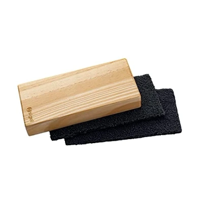 Abbildung von SIGEL BA120 Holz Board Eraser magnetisch 13 x 6 cm entfernt schnell und trocken Tinte von Glas Magnettafeln Whiteboards rückstandsfrei oberflächenschonend
