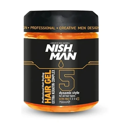 Abbildung von NISHMAN Hair Gel Dynamic Style 5 ultra hold 750 ml