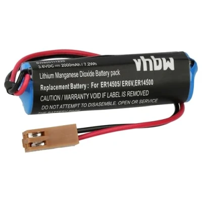 Abbildung von vhbw Akku Ersatz für Toshiba ER6V Messgerät (2000mAh, 3,6V, Li Ion)
