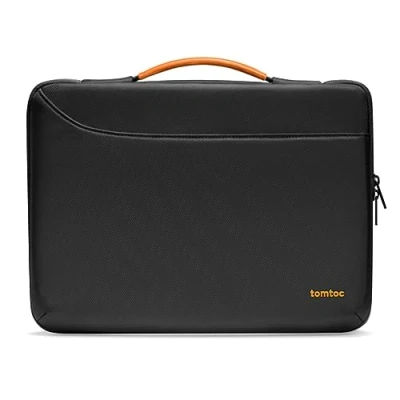 Abbildung von tomtoc 360 Laptop Tasche Hülle für Neu 14 Zoll MacBook Pro M4/M3/M2/M1 Pro/Max (2024 2021) A3401 A3185 A3112 A2992 A2918 A2779 A2442, Rundumschutz Stoßfest Wasserabweisend Laptoptasche Laptophülle