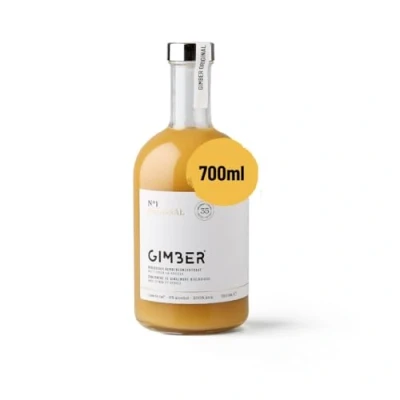 Abbildung von GIMBER Biologisches Ingwerkonzentrat 700 ml Alkoholfreies Bio Getränk aus Ingwer, Zitrone und Kräutern Premium Ingwer Essenz