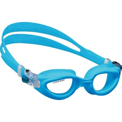Abbildung von CRESSI Unisex Youth Rocks Kids Goggles Azure Schwimmbrille Fog, Scratch, Anti UV, Azurblau Klar Gläsern, Einheitsgröße
