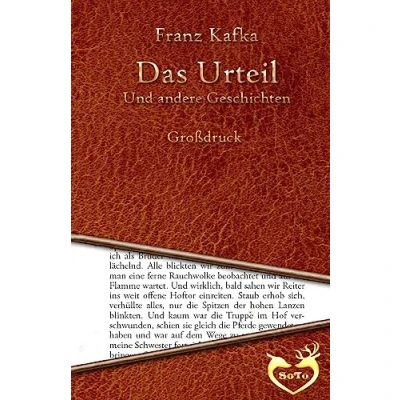 Abbildung von Das Urteil Großdruck: Und andere Geschichten