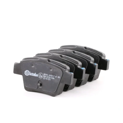 Abbildung von BREMBO P 61 080 Bremsbelagsatz exkl. Verschleißwarnkontakt mit Bremssattelschrauben Zubehör PEUGEOT: 307 SW, Schrägheck, CC