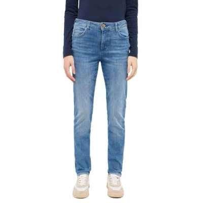 Abbildung von Mustang Style Crosby Jeans Slim Fit, Damen, Größe: 30x32, Blau