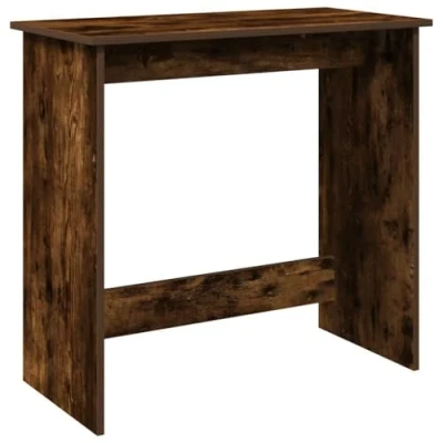Abbildung von vidaXL Schreibtisch Räuchereiche 80x40x75 cm Holzwerkstoff, Bürotisch, Tisch, PC Computertisch, Laptoptisch, Arbeitstisch, Studiertisch