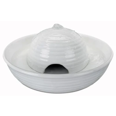 Abbildung von Trixie Trinkbrunnen Vital Flow Mini, Keramik, 0,8 L, weiß