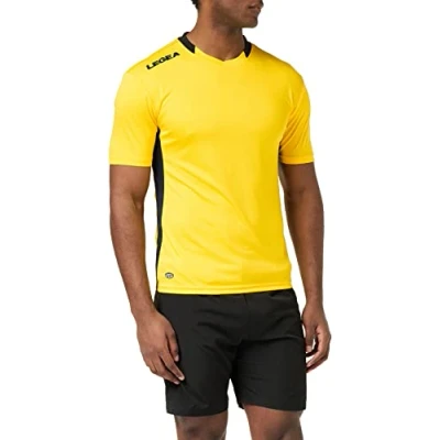 Abbildung von LEGEA Monaco Jersey T Shirt, gelb/blau, L