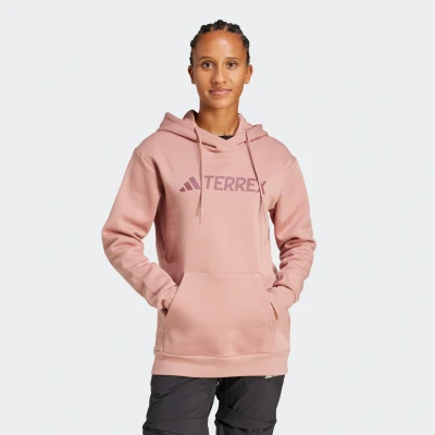 Abbildung von adidas Sportswear Terrex Multi Large LOGO Kapuzenpullover, Damen, Größe: XL, Warm clay