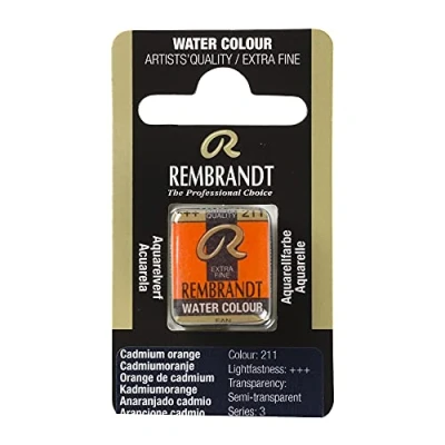 Abbildung von Rembrandt Watercolour Pan Cadmium Orange 211