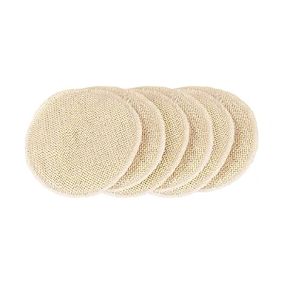 Abbildung von Sanfte Stilleinlagen Wolle Seide, Wiederverwendbar und Saugfähig, 2 lagig, Durchmesser 14 cm, 6 Stück