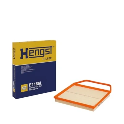 Abbildung von HENGST FILTER E1186L Luftfilter 38 288 356 Filtereinsatz BMW: Z4 Roadster, 1 Coupe, 3 Limousine