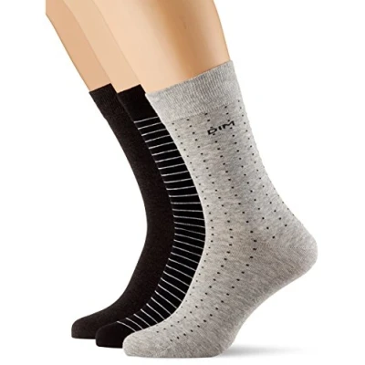 Abbildung von DIM 3 PACK Socken, Herren, Größe: 39 42, Lot noir/anthracite/gris clair