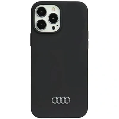 Abbildung von Audi Silicone Hülle für iPhone 13 Pro Max 6.7&quot; Schwarz Hard AU LSRIP13PM Q3/D1 BK