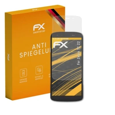 Abbildung von atFoliX Panzerfolie kompatibel mit Zebra TC 22 Schutzfolie, entspiegelnde und stoßdämpfende FX Folie (2X)