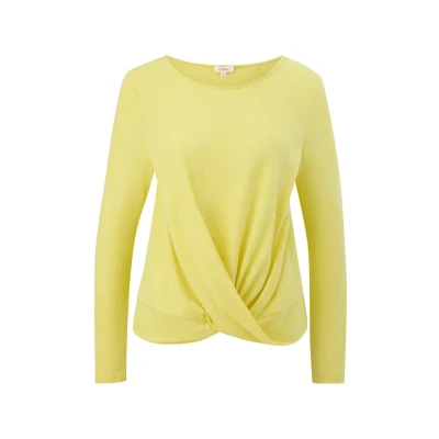 Abbildung von s.Oliver Langarmshirt Longsleeve aus Baumwollmix