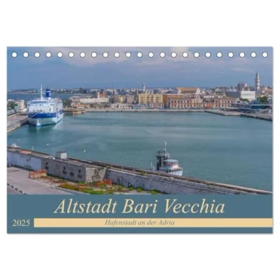 Abbildung von Altstadt Bari Vecchia (Tischkalender 2025 DIN A5 quer), CALVENDO Monatskalender