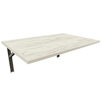Abbildung von mikon 90x50 Wandtisch Wandklapptisch Küchentisch Schreibtisch Esstisch Klapptisch Kinderschreibtisch Bartisch Computertisch Weiss Craft