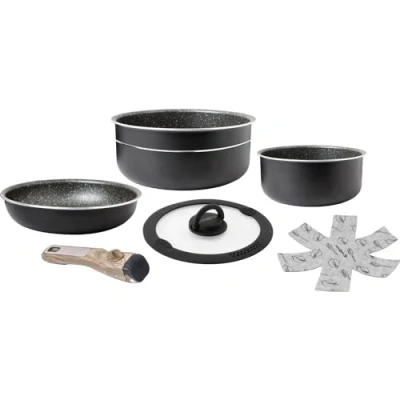 Abbildung von Camping Koch Geschirr Set Pirate Spacemaster Ø22 cm Outdoor Topf Pfanne