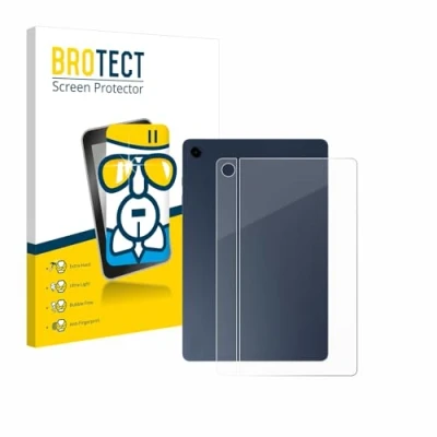 Abbildung von BROTECT Schutzglas für Samsung Galaxy Tab A9 Plus 5G (Rückseite) Schutzfolie Panzer Folie Glas [Extrem Kratzfest 9H, Anti Fingerprint,