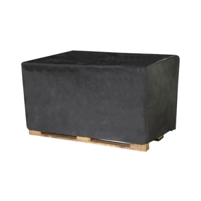 Abbildung von AMF Life Schutzplane Staubschutz für Europaletten, 80g/m², 130 x 90 65cm, Grau, Made in Germany, reißfest, langlebig Antischimmelvorteil atmungsaktiv