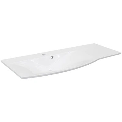 Abbildung von FACKELMANN Einbauwaschbecken &quot;Lugano&quot;, Gussmarmor, Breite 115 cm